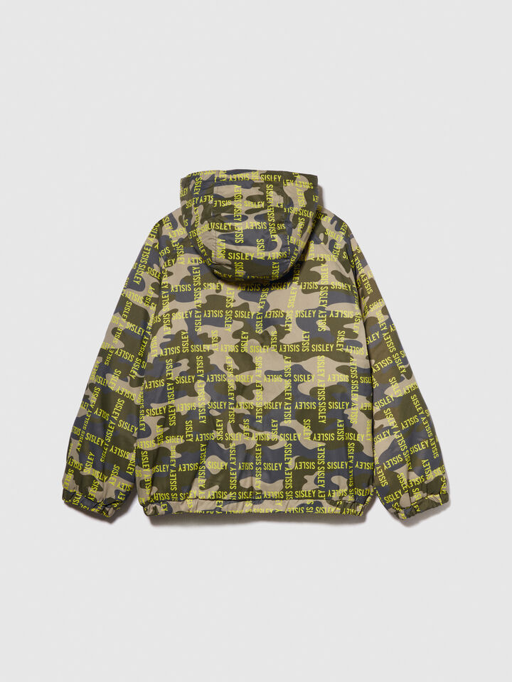 Camouflage jacket - boys' outerwear - Military Green | Sisley Young image number 2